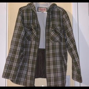 Plaid outer jacket